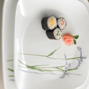 CORELLE ASIA COLLECTION SHADOW IRIS 21 PCS DINNER SET