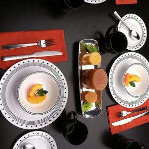 CORELLE LIVINGWARE CITY BLOCK 21 PCS DINNER SET