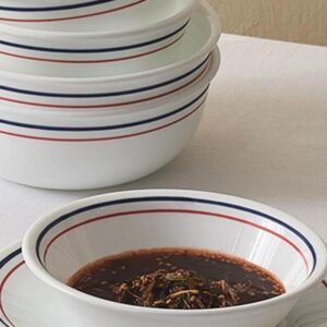 CORELLE LIVINGWARE DOUBLE RING 21 PCS DINNER SET