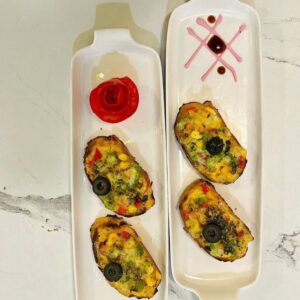 DGN Serving Platter with Quarter Plate Set