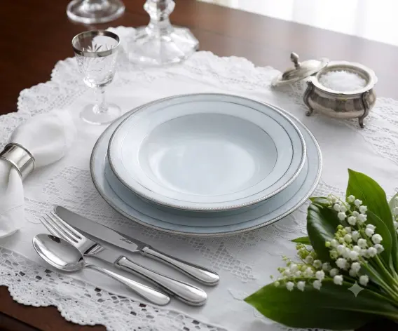 Brunswick Platinum Dinner Set