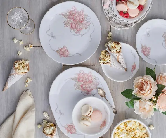 Corelle Asia Collection Gold Series Peony Bouquet