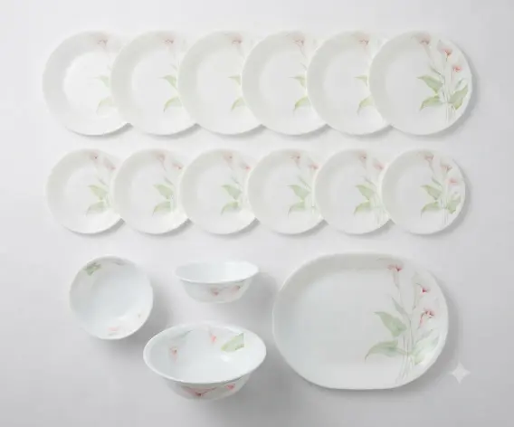Corelle Asia Collection Square Round Lilyville 2
