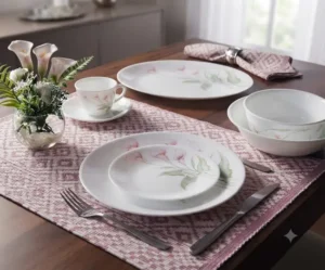 Corelle Asia Collection Square Round Lilyville