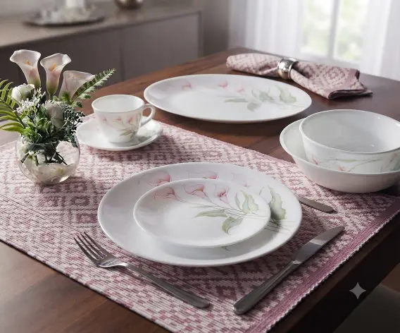 Corelle Asia Collection Square Round Lilyville