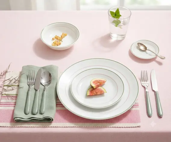 Corelle Livingware Double Ring Dinner Set