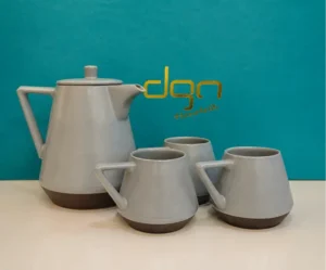 DGN Cinereous Silver Tea Set