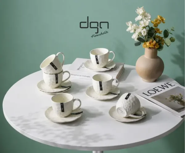 DGN Ripple Cup Saucer Set DGN Ripple Cup Saucer Set
